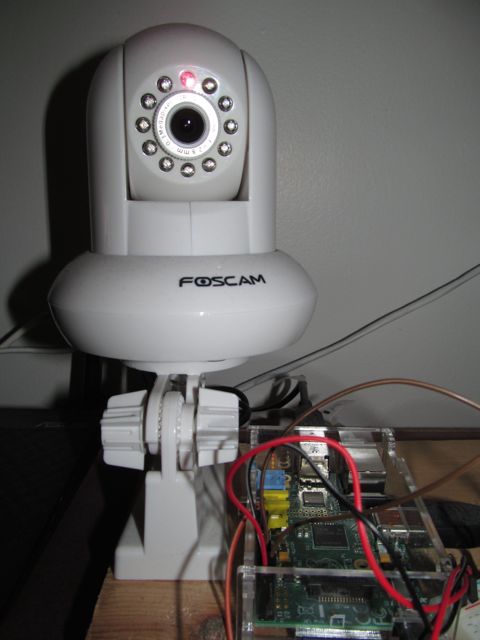 MyPi Home Control (Raspberry Pi, Foscam FI8910W)